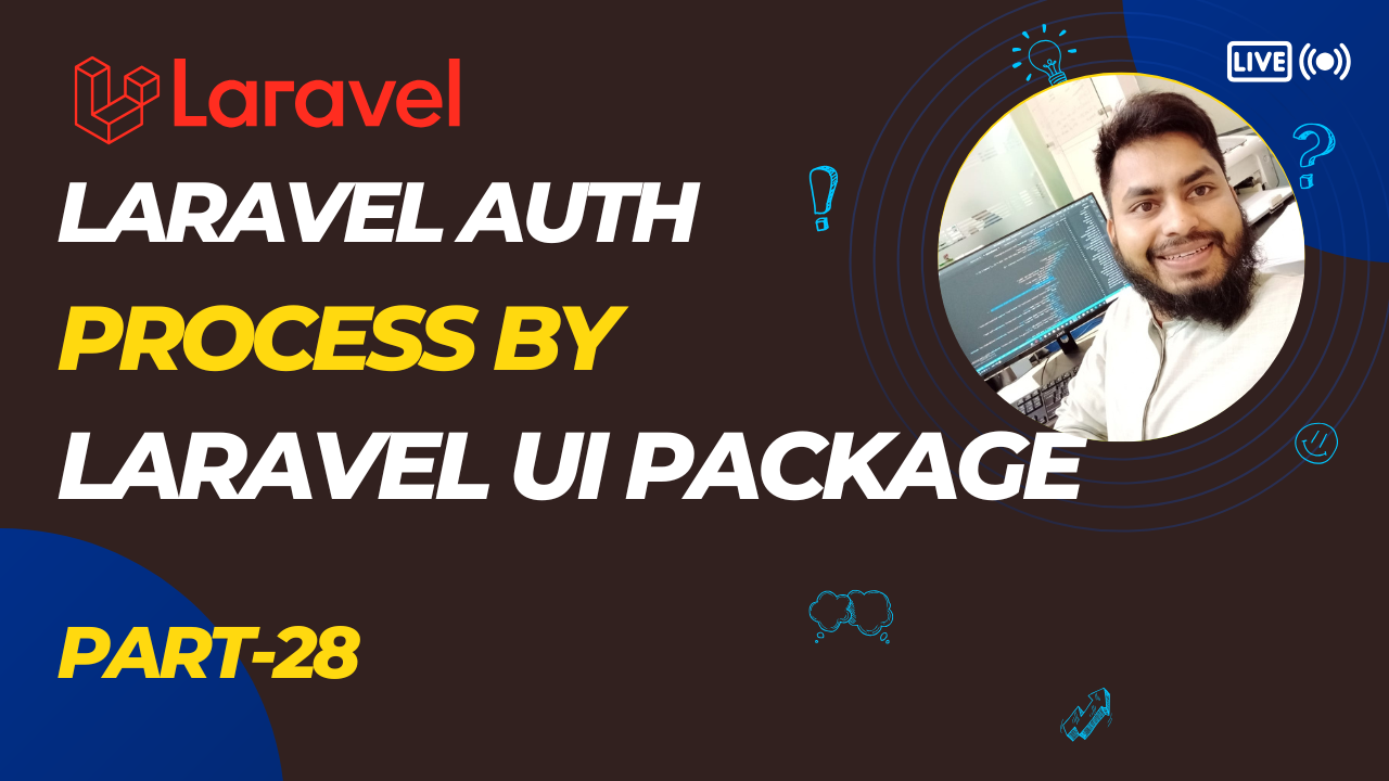Laravel UI Login Authentication Process | Laravel E-commerce Bangla Tutorial