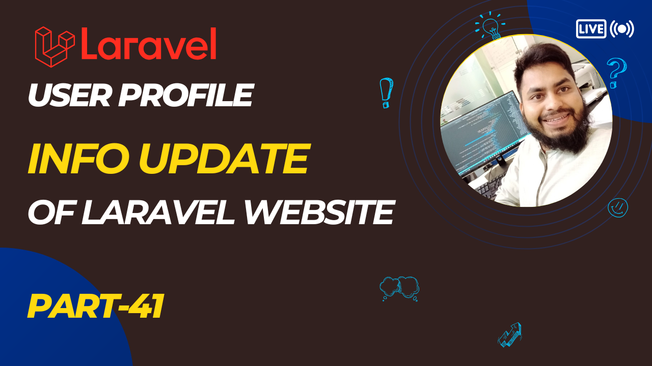 User Profile Update | Laravel E-commerce Bangla Tutorial