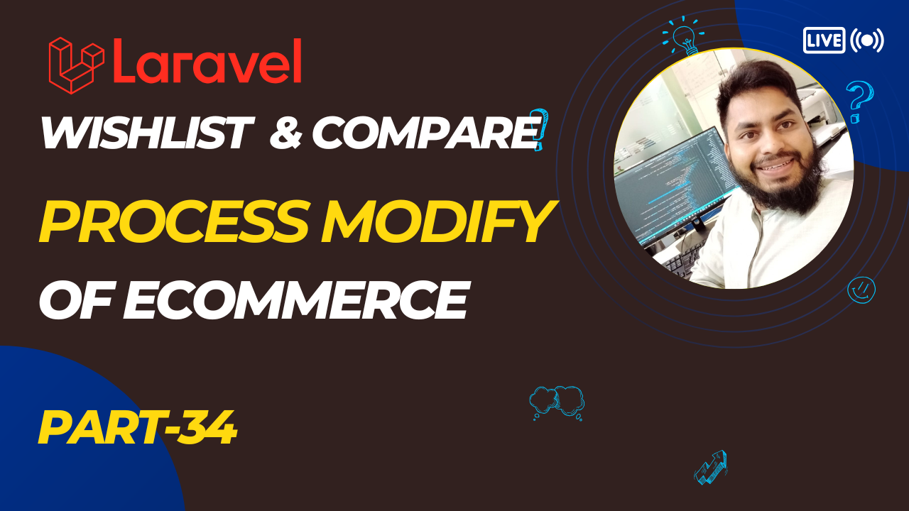 Wishlist & Compare System in Laravel E-commerce | Bangla Tutorial